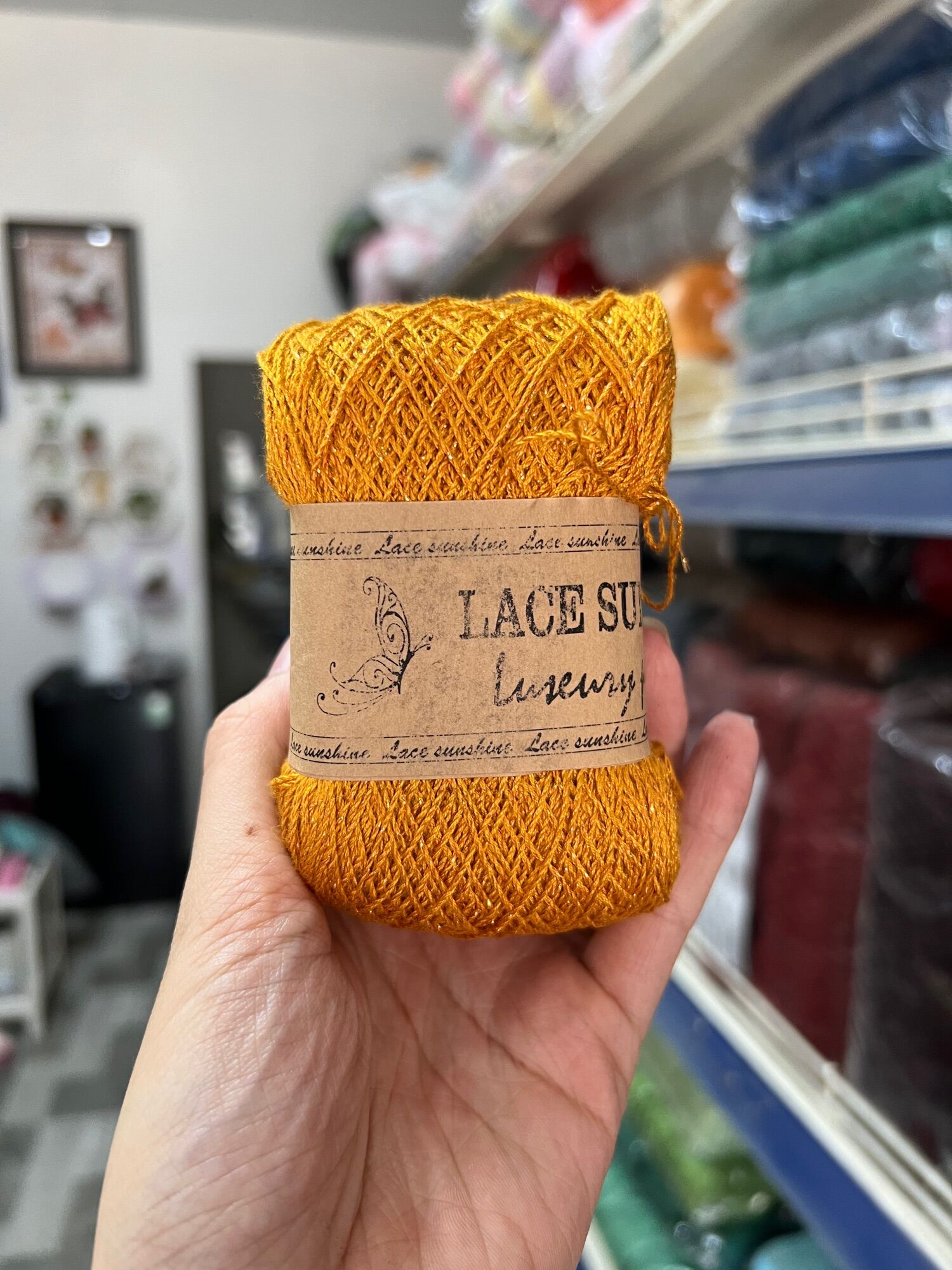 Sợi lace nhũ