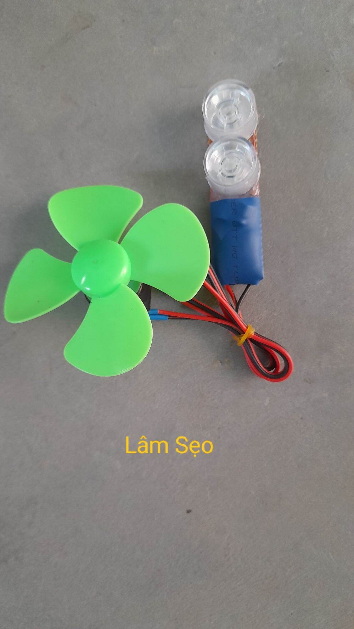 Đèn mô tơ, quạt gió cho diều