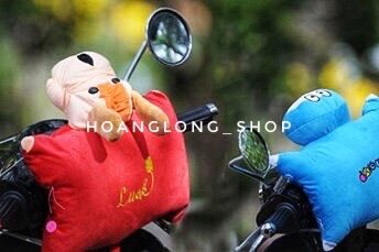 Gối đi xe máy cho bé, gối kê đầu xe máy