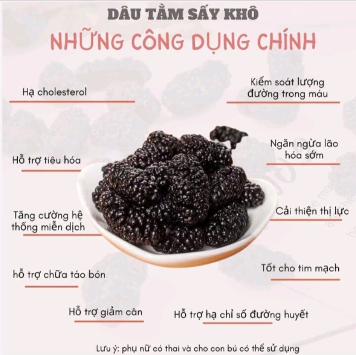 Dâu Tằm Sấy Khô