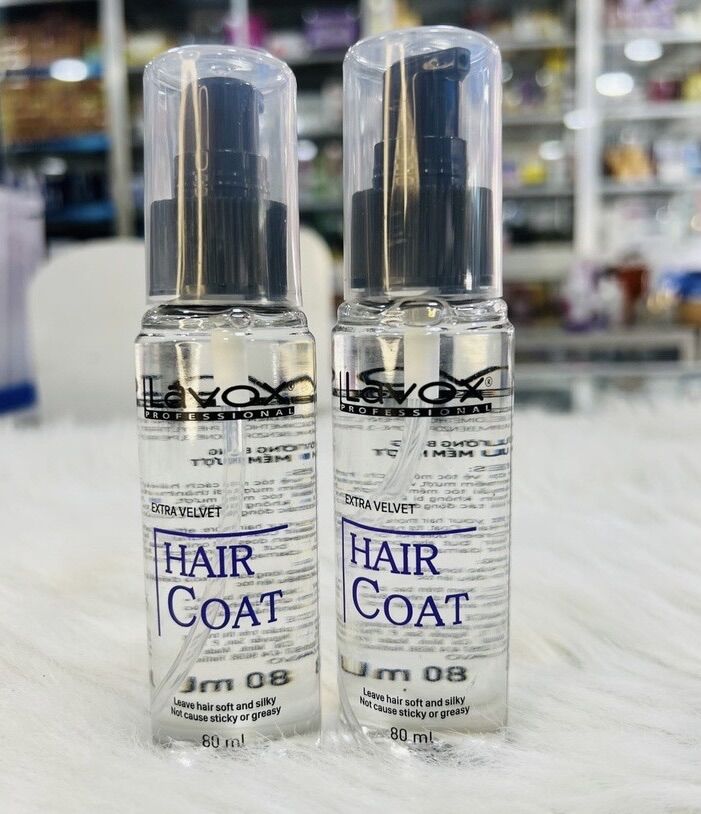 Tinh Dầu dưỡng bóng tóc Siêu mềm mượt thương hiệu chuyên nghiệp Lavox 80ml - Hair Coat