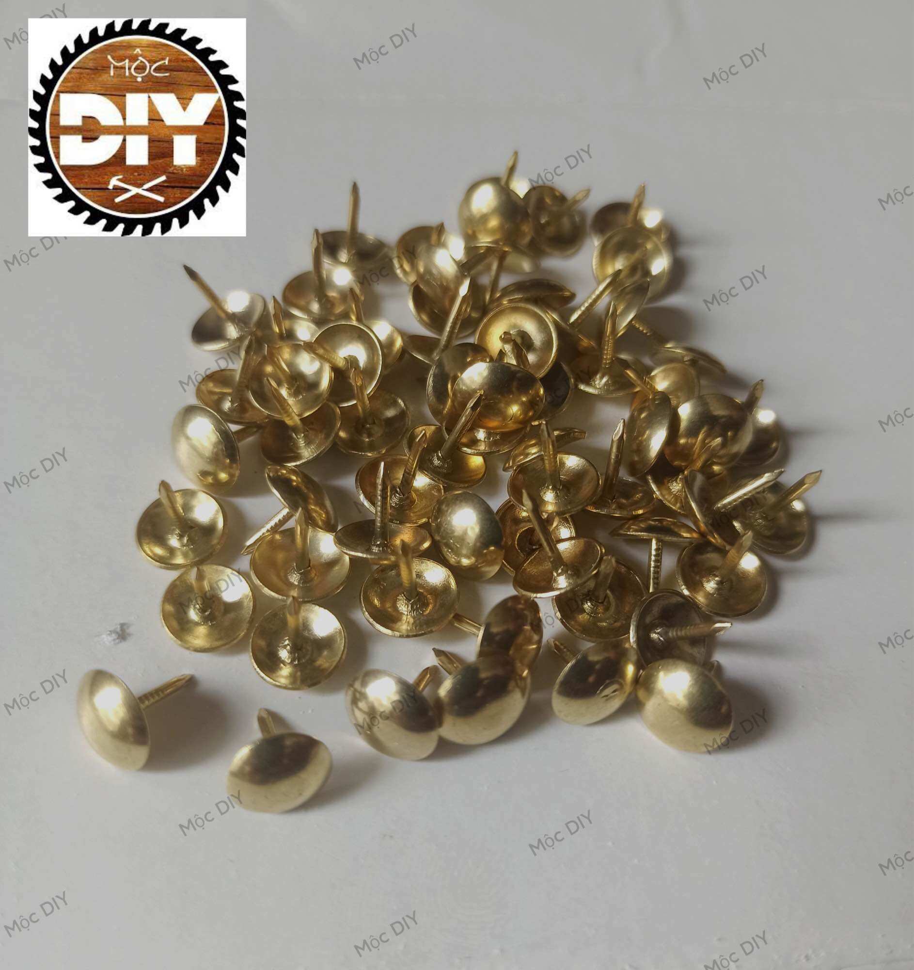 Đinh mũ/ Đinh dù (50gr) màu đồng cổ điển/ Vàng