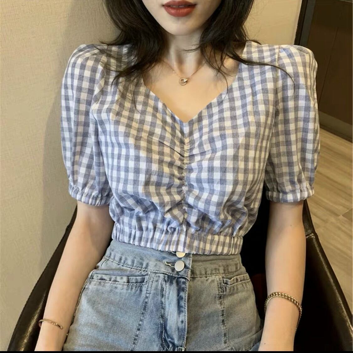 Áo coptop rút ngực form croptop