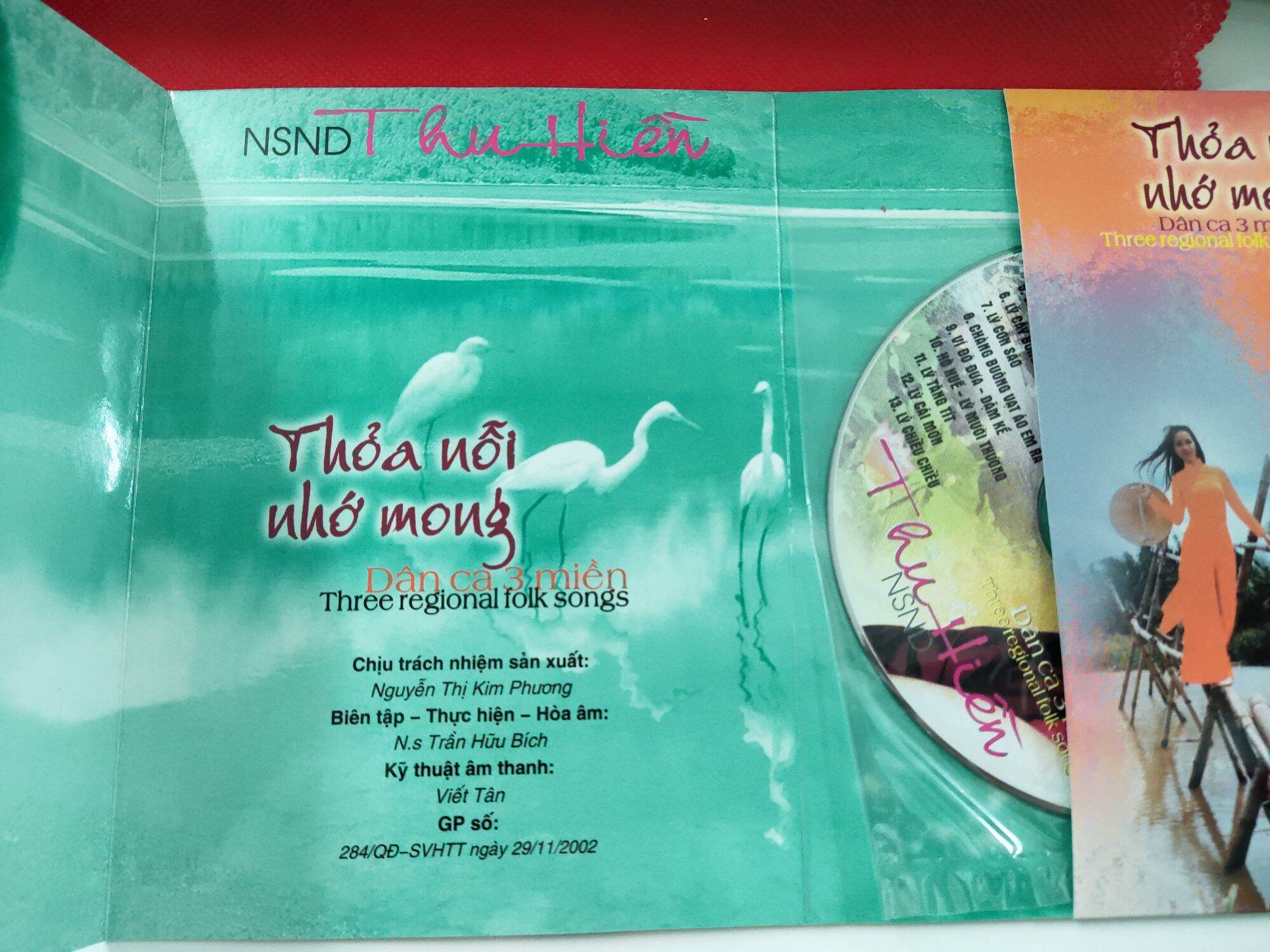 CD Thoả nỗi nhớ mong - NSND Thu Hiền - SAIGON VAFACO 