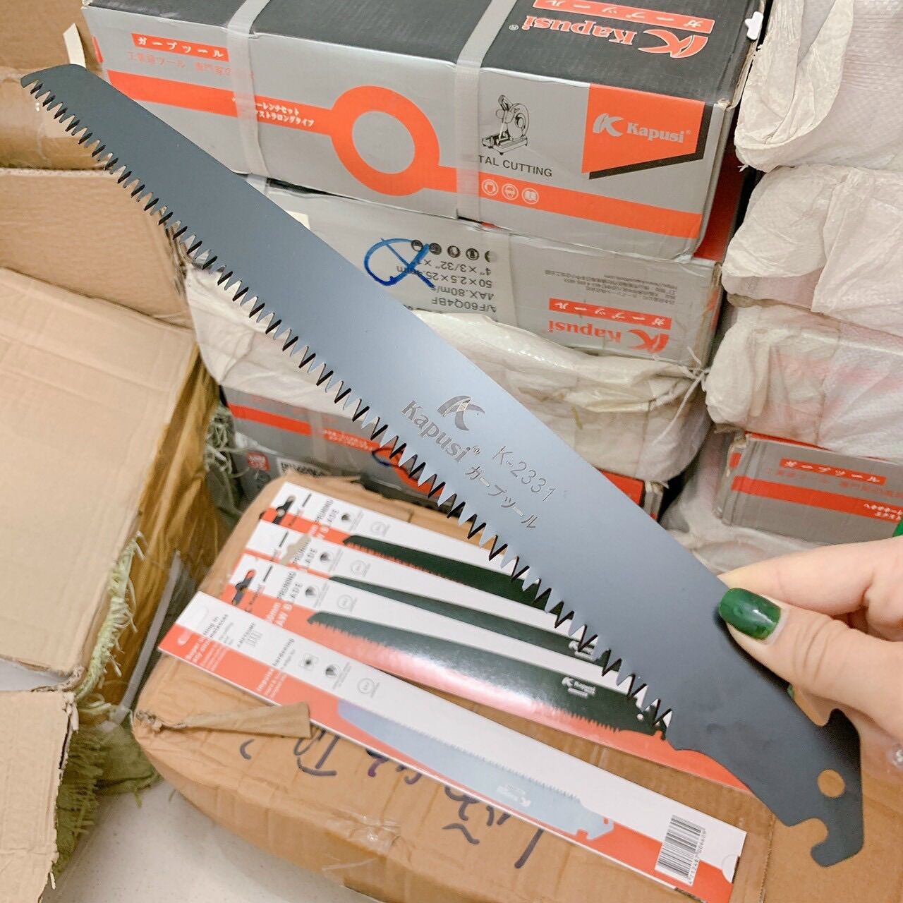 Lưỡi cưa gỗ kiếm lưỡi đen KAPUSI 350mm thay thế cưa gỗ kapusi Top Barker