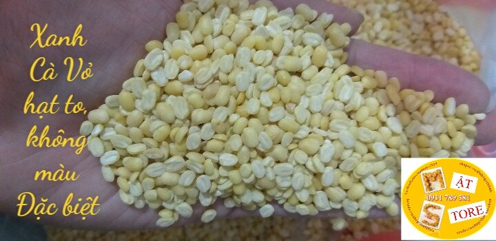 500g đậu xanh cà vỏ loại 1 chuyên nấu chè bưởi