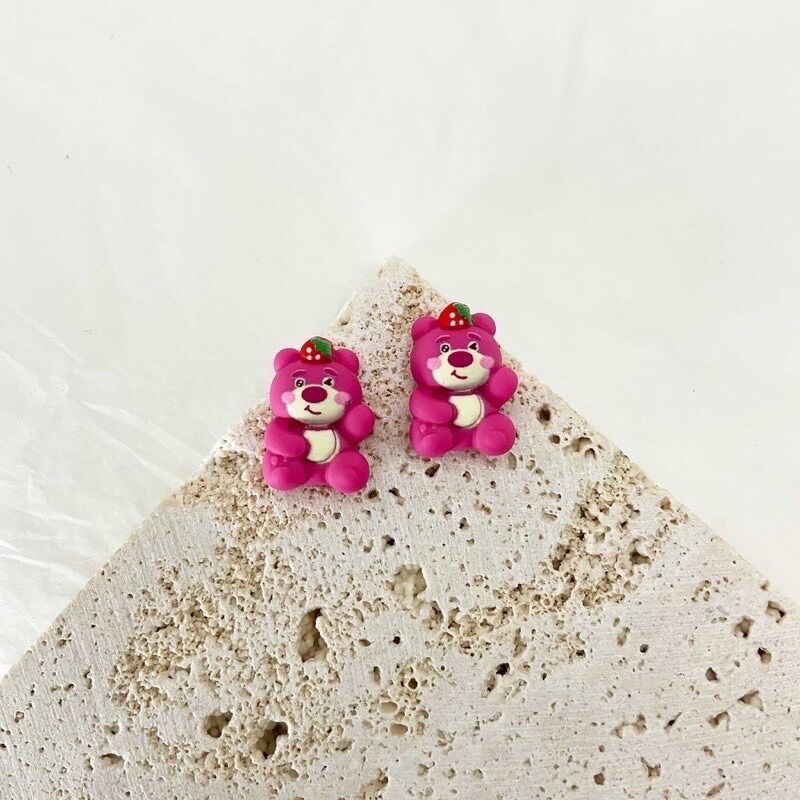 SET 10 CHARM GẮN NAIL GẤU DÂU LOTSO