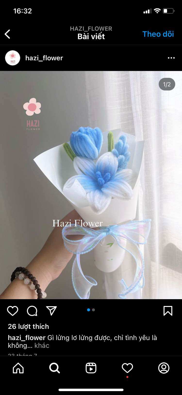 Bó hoa kẽm Nhung