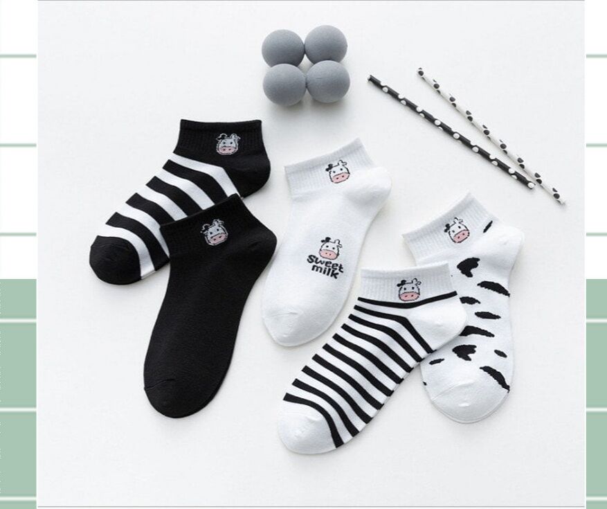 COMBO 5 ĐÔI TẤT BÒ SỮA
