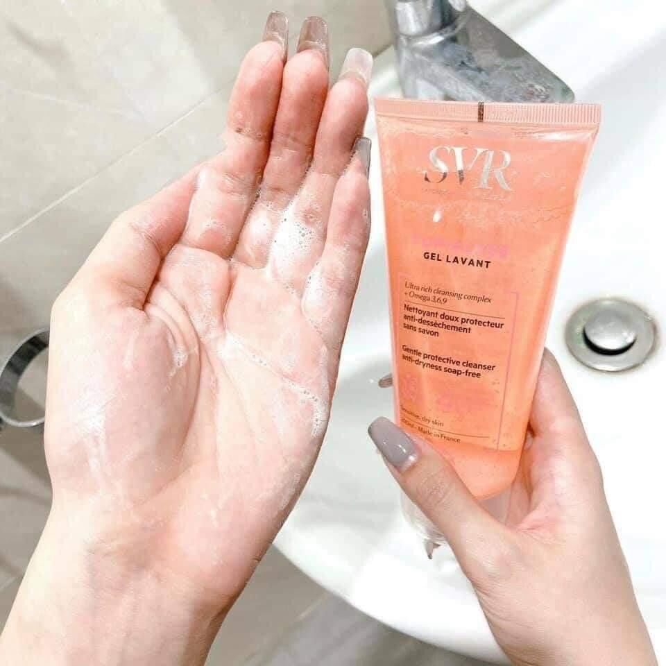 Sữa rửa mặt SVR tuýp 200ml dạng gel Pháp