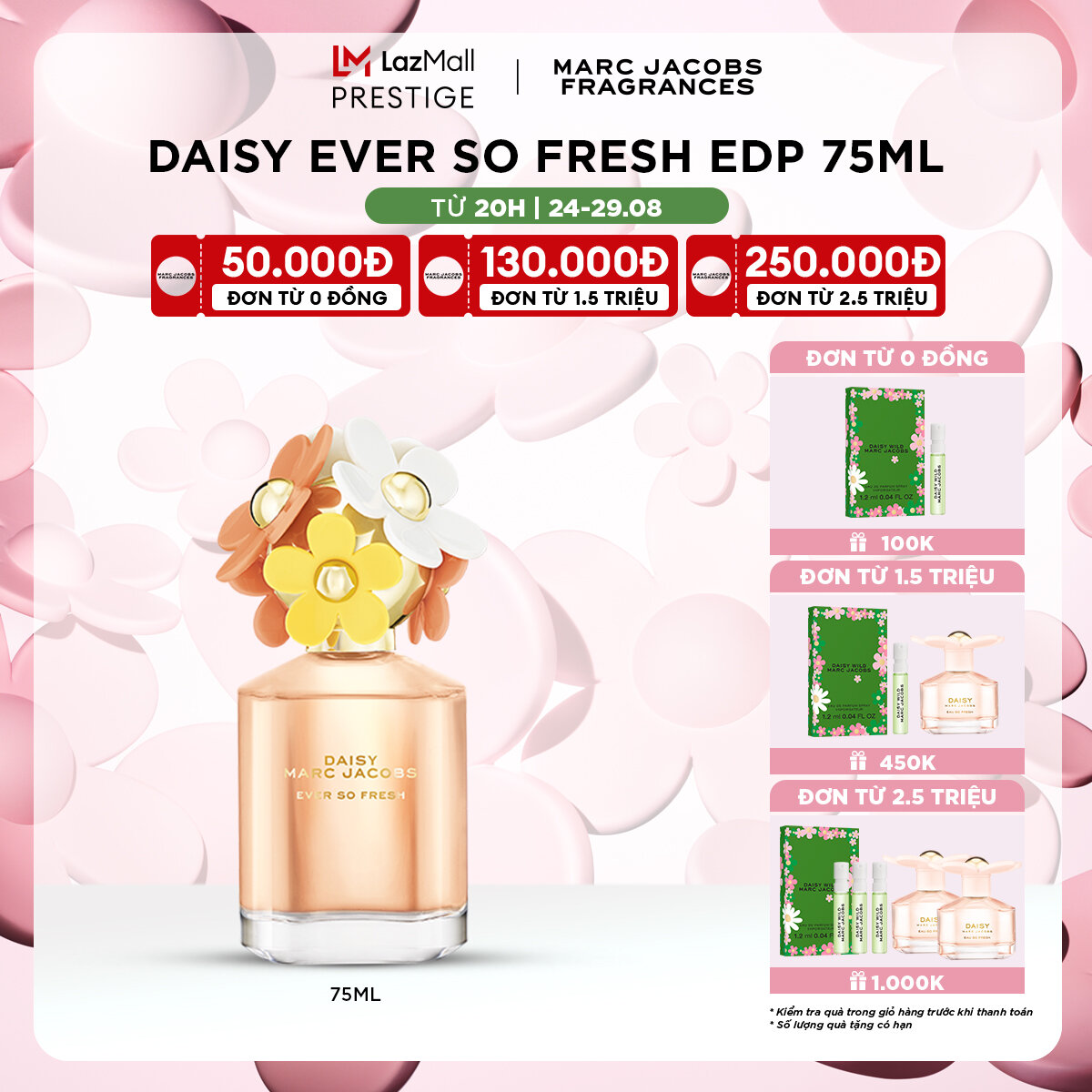 Nước hoa nữ marc jacobs daisy ever so fresh edp 75ml