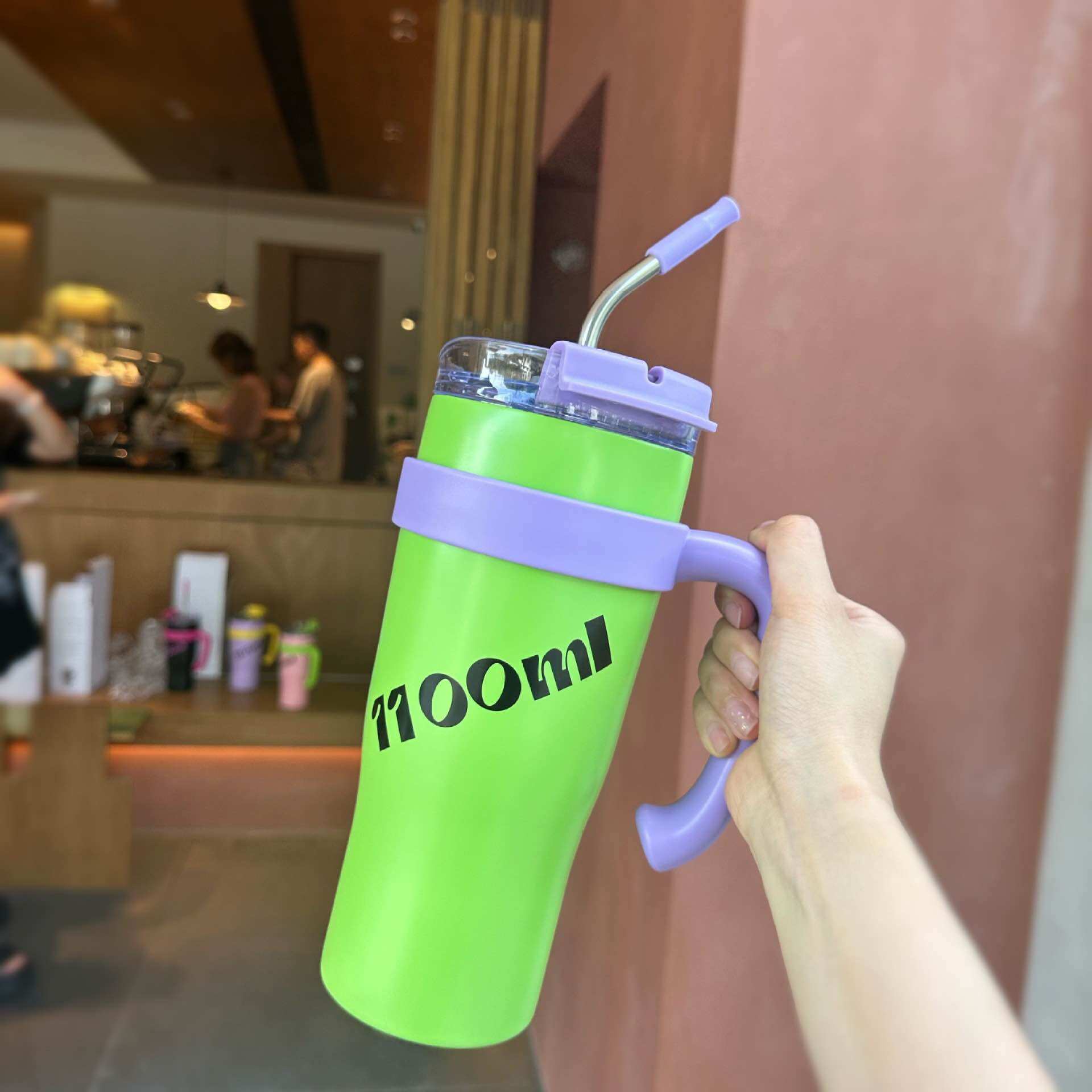 [HCM] Ly Giữ Nhiệt Botexs 1100ML + ống hút + ticker Nỗi