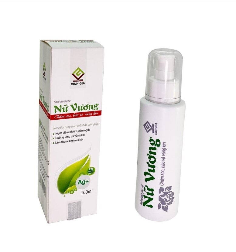 Gel vệ sịnh phụ nữ Nữ Vương- Chăm sóc bảo vệ vùng kín- Ngừa viêm nhiễm, nấm ngứa- Khử mùi hôi, dưỡng sáng da vùng kín