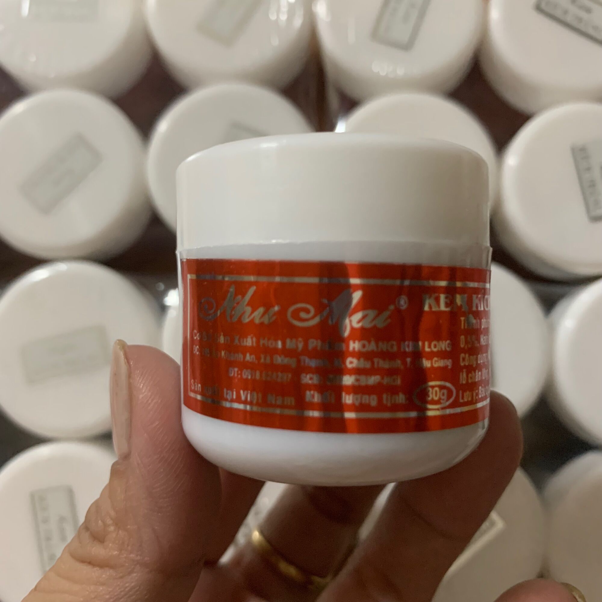Kem kích trắng da như mai siêu trắng da cấp tốc 30gr .