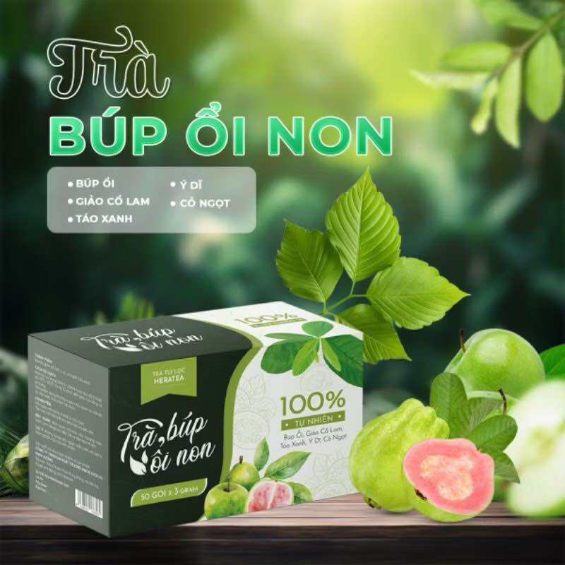 Trà búp Ổi non hỗ trợ giảm cân an toàn giúp ổn định đường huyết 50gói