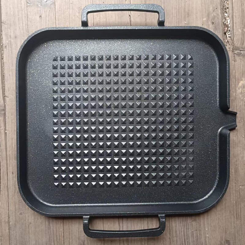 Nhà Bếp Hàn Quốc Chống Dính Nướng Bằng Đá Mài Dùng Trong Nhà Bếp Dùng Cho Bếp Từ Điện Và Khí Nướng Bằng Đá Mài