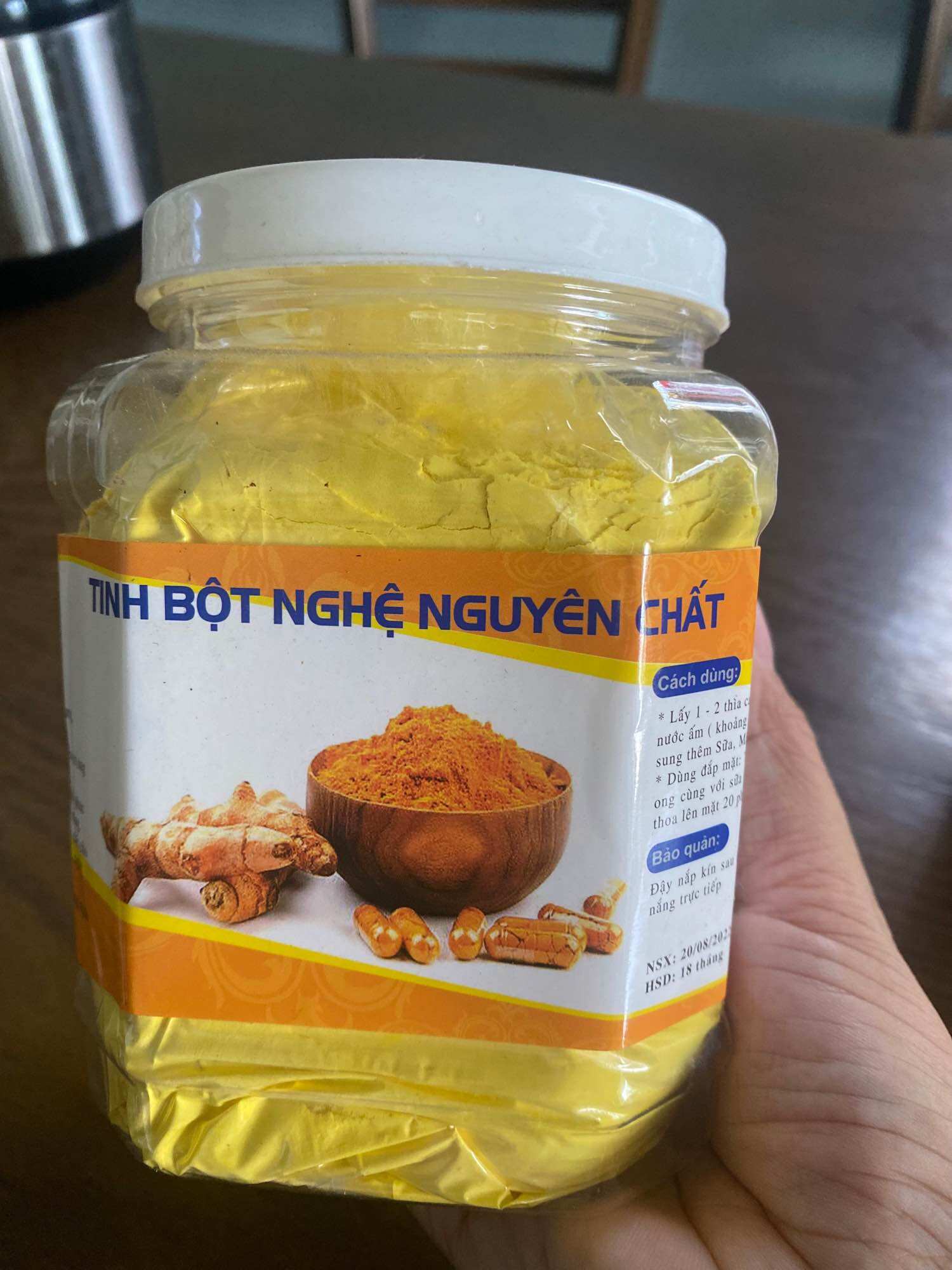 500gr tinh bột nghệ nguyên chất