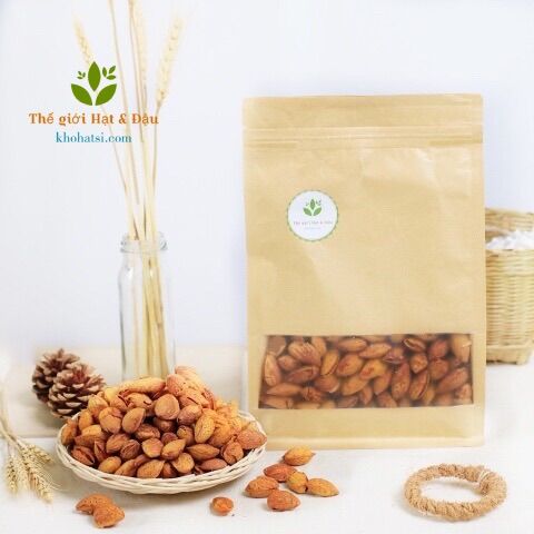500G Hạnh Nhân Rang Bơ Vỏ Mỏng Nhập Khẩu Mỹ
