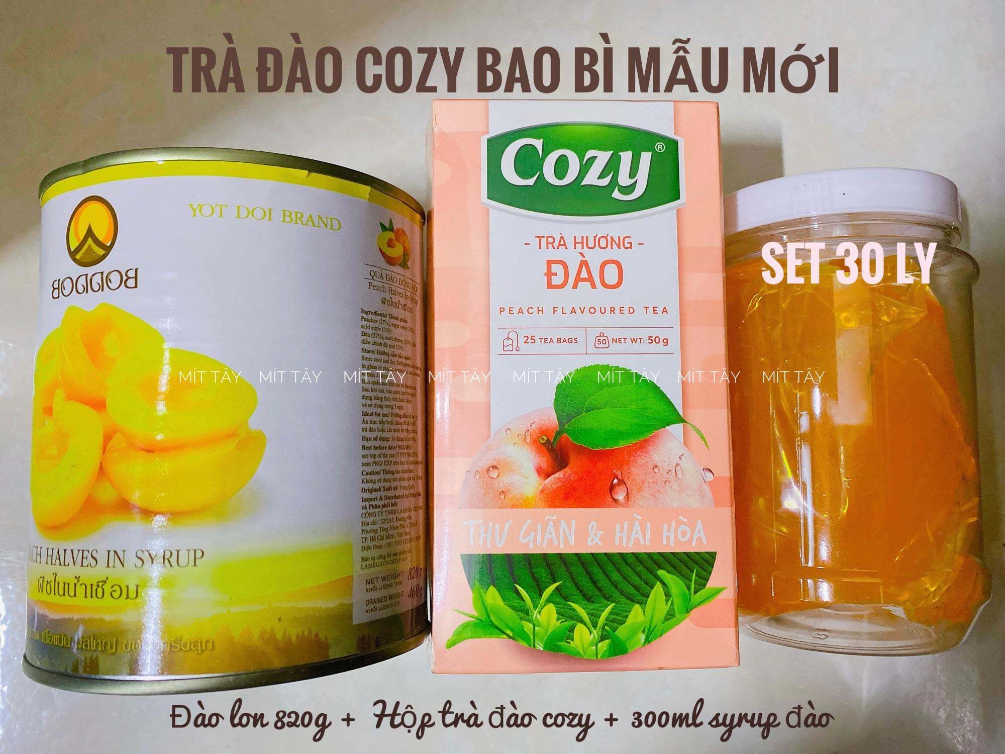 Set Nguyên Liệu Pha Chế Trà Đào 30-40ly