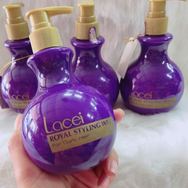 Wax Lacei tạo kiểu tóc uốn 300ml  Royal styling wax for curly hair giữ nếp