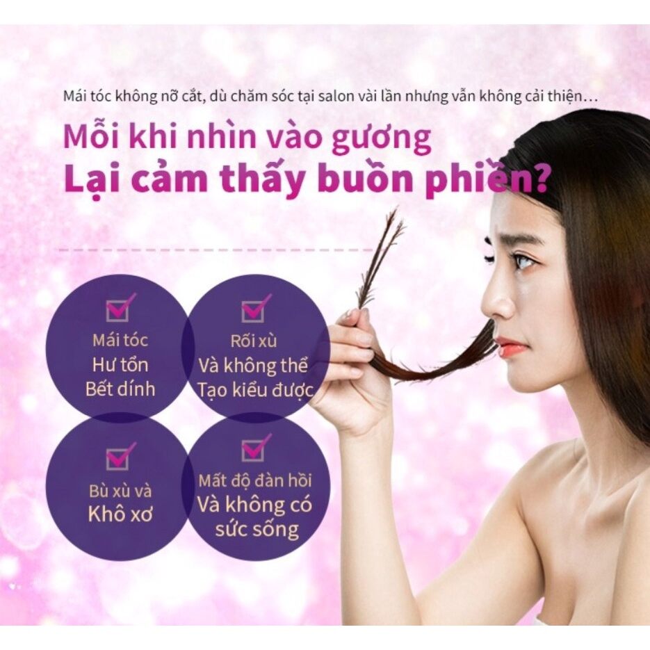 Dầu gội Elastine silk repair Perfect shinning 550ml