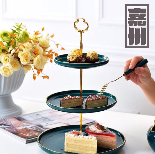 (hàng có sẵn )Khay pancake 3 tầng bắc âu cao cấp