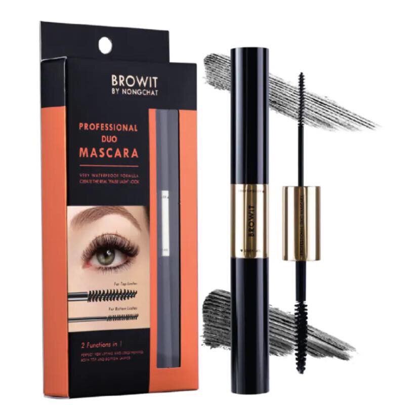 Mascara NongChat Browit 2 Đầu Làm Dày và Dài Mi - Chuốt Mi Nongchat 2 Đầu Làm Dày và Dài Mi Browkit giá rẻ