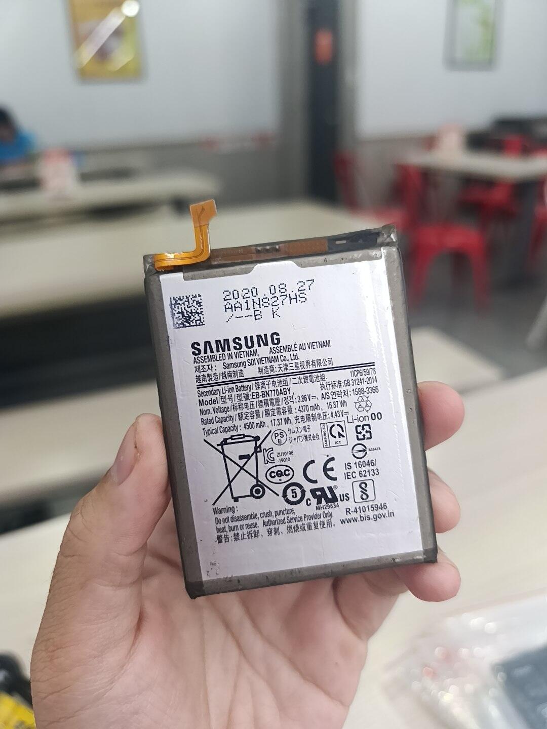 Original Battery from Samsung Galaxy Note 10 Lite, N770F, Eb-Bn770Aby, 4500 Mah