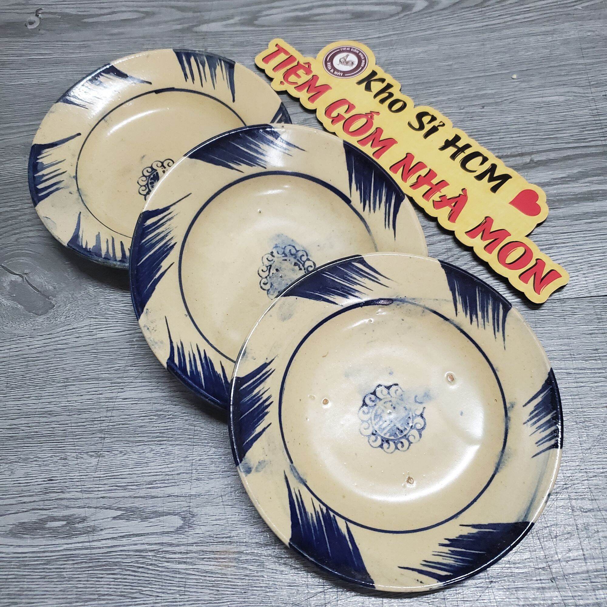 COMBO 3c~5c 🍜DĨA NHỎ 🍝8inch Mẫu Phết GỐM XƯA