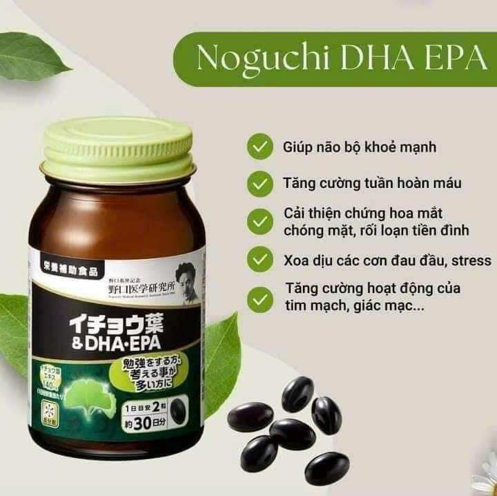 Viên uống bổ não noguchi nhật bản hộp 60 viên