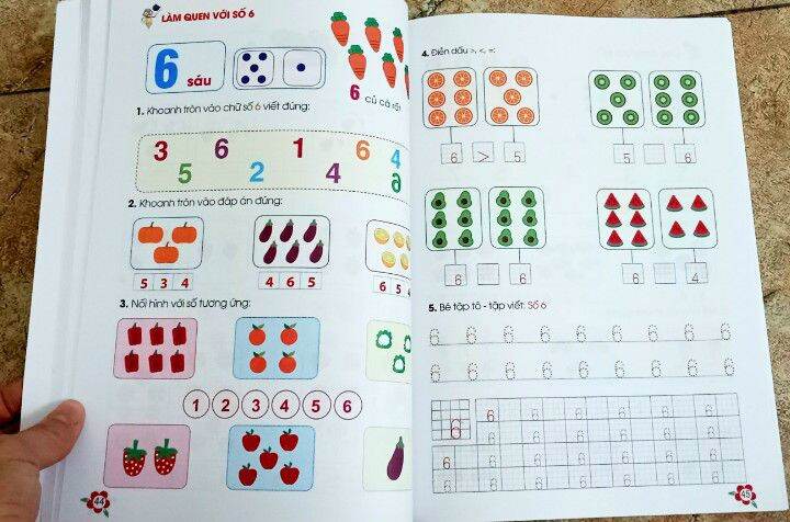 Sách toán tư duy cho trẻ 4-6 tuổi