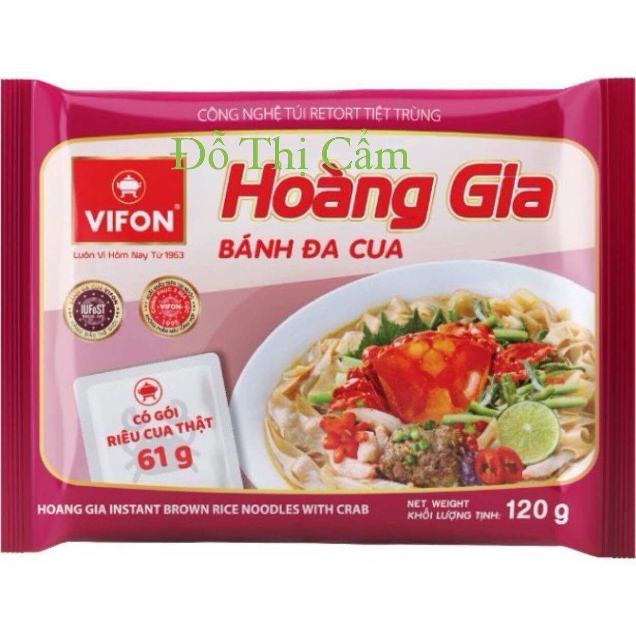 Bánh đa cua hoàng gia