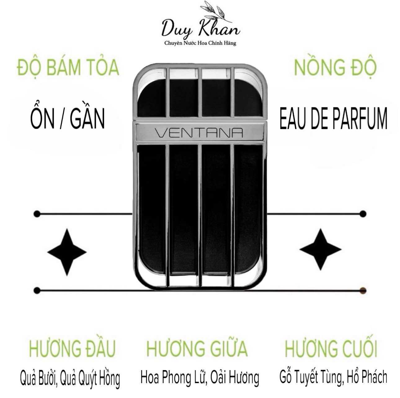 Nước Hoa Nam Ventana Pour Homme | Nước hoa nam chính hãng