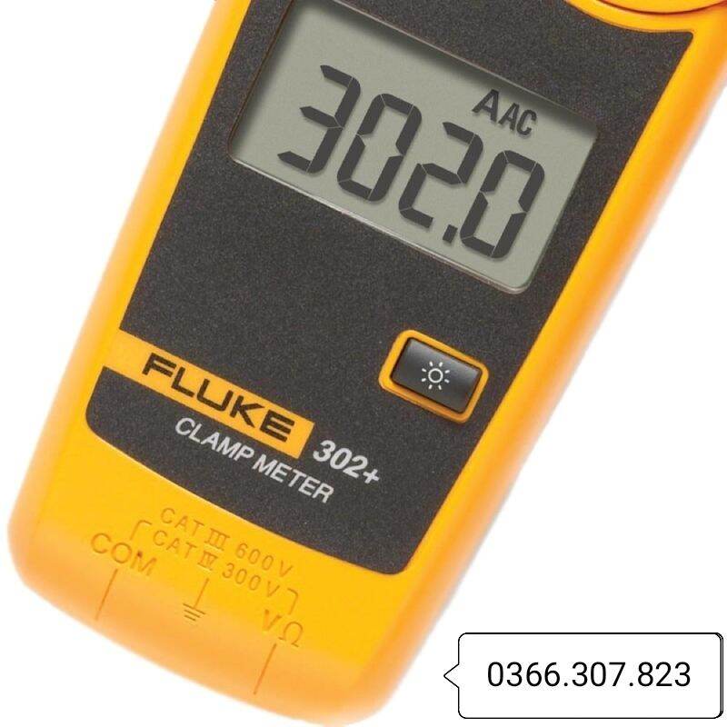 FLUKE 302+ dây đo đài loan Ampe kìm đo dòng AC (400A)