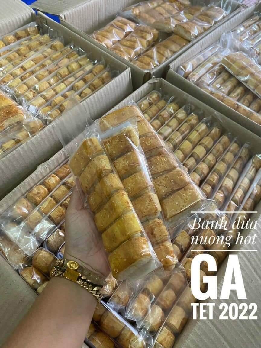 Bánh dừa nướng bơ hột gà 2 bịch (12c)