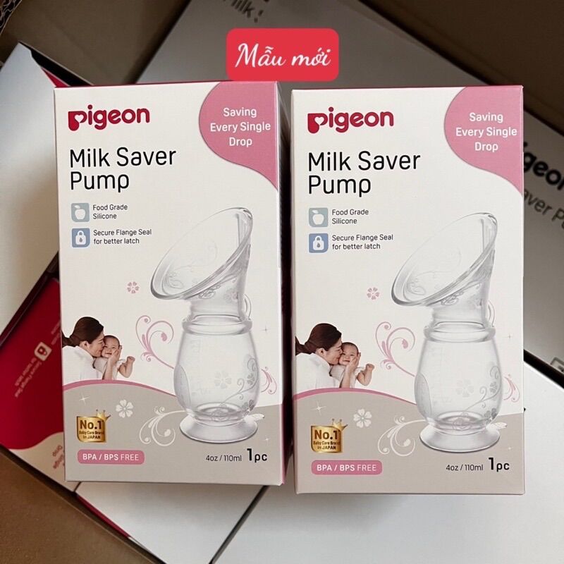 {CHÍNH HÃNG MẪU MỚI} - Cốc hứng sữa mẹ Pigeon Nhật 110ml