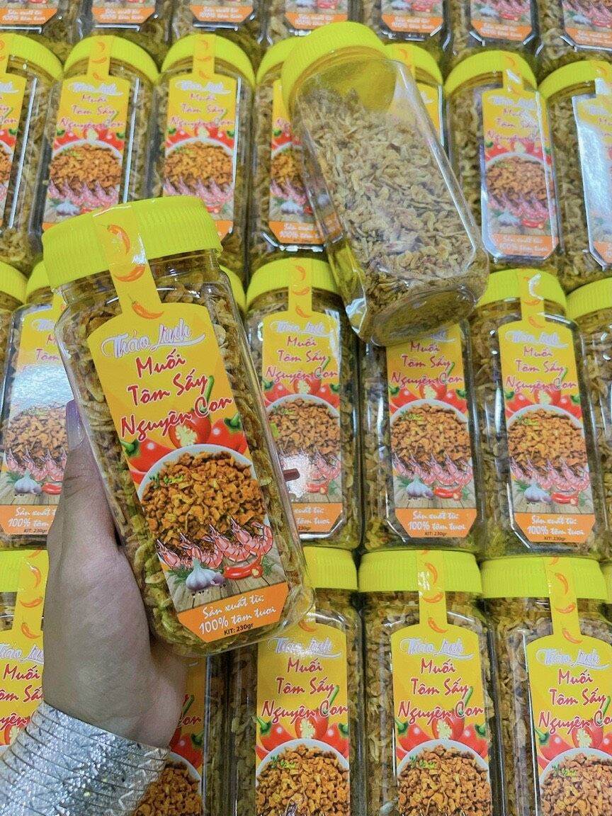muối tôm sấy nguyên con