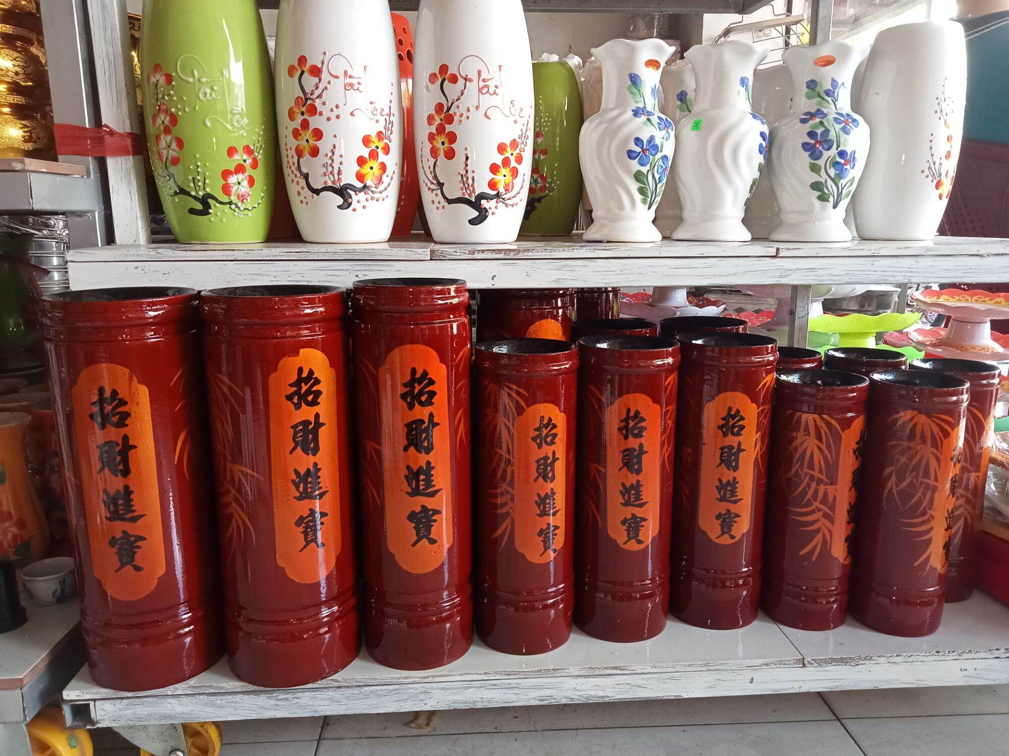 Ống cắm nhang bằng gỗ nhiều size