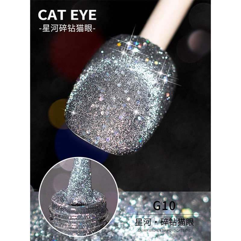 Sơn gel mắt mèo kim cương loại 1 siêu sáng (MUA 10 TẶNG 1)