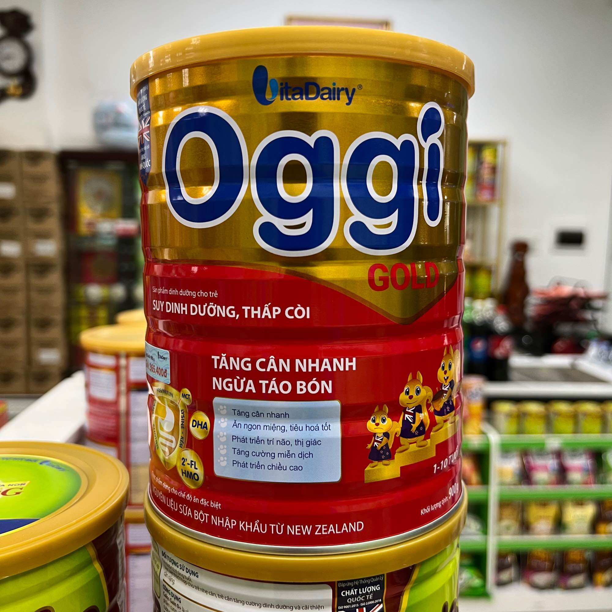Sữa bột oggi suy dinh dưỡng gold 900g