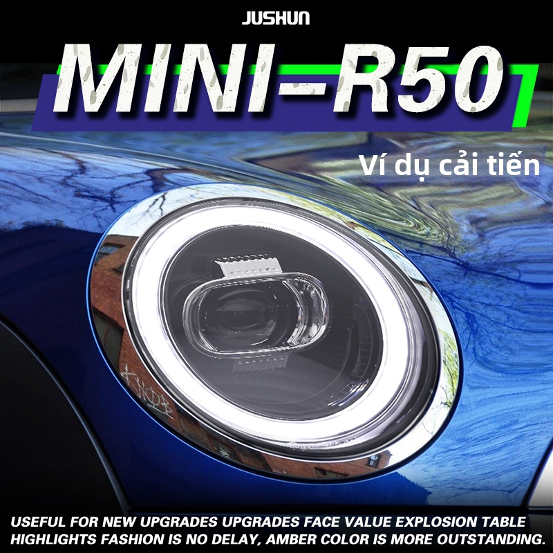 TAOJING | BMW MINI R50 R52 Retrofit LED Projector Headlights Daytime Running and Turn Signal Lamps Giá 16,243,000 Đồng*Miễn phí vận chuyển