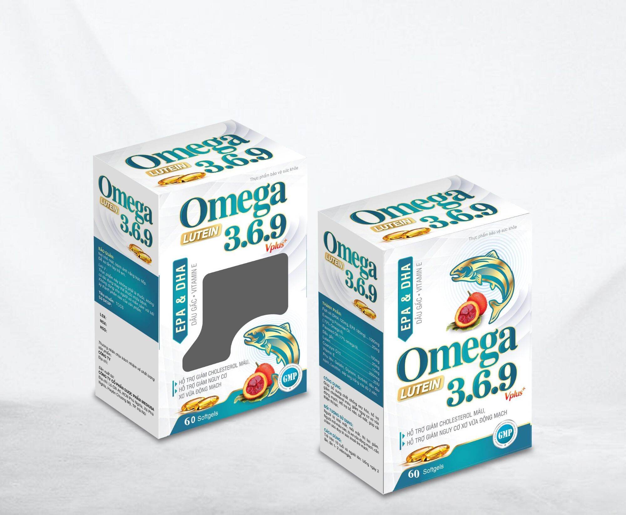 Viên uống dầu cá Omega 3.6.9 Vplus - Giúp bổ não , bổ mắt .