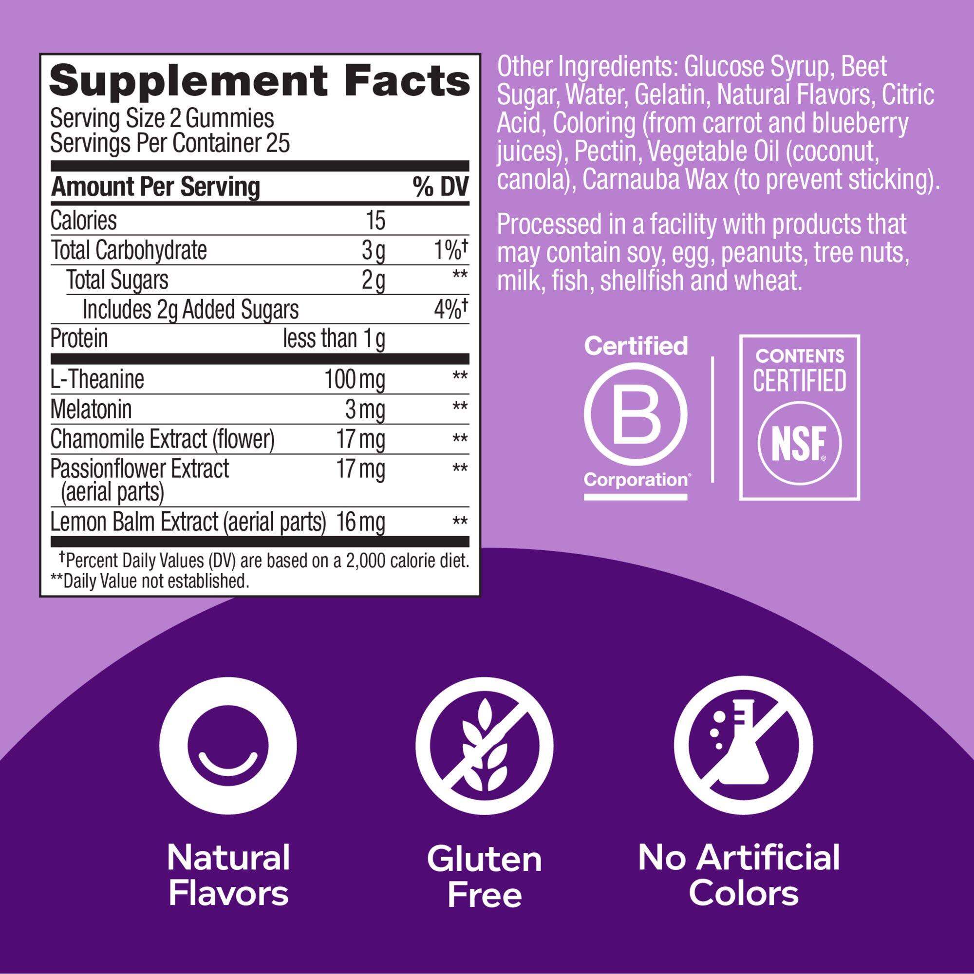 Kẹo dẻo hỗ trợ ngủ ngon Olly 50 viên