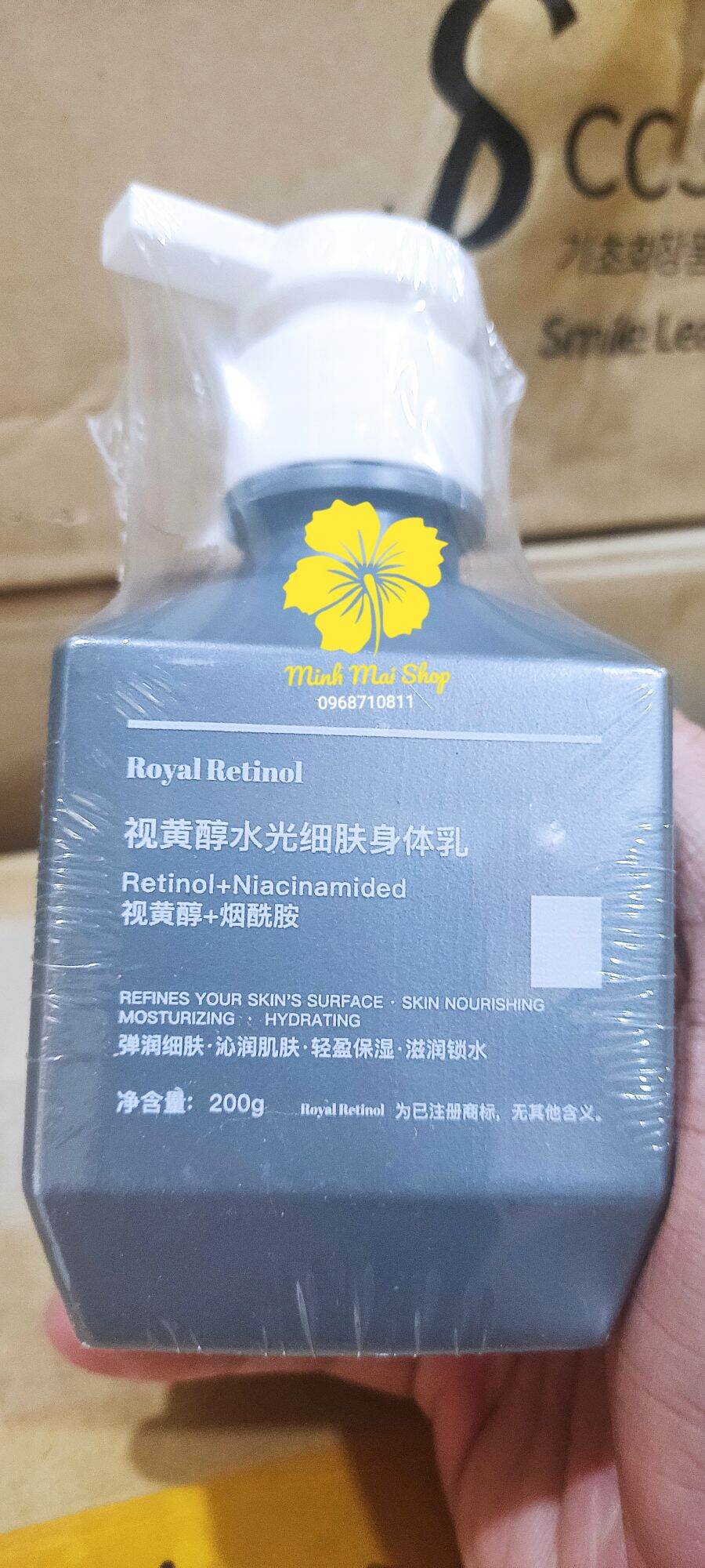 (Mẫu mới nhất) Ủ trắng body Royal Retinol + Niaciamided 200g