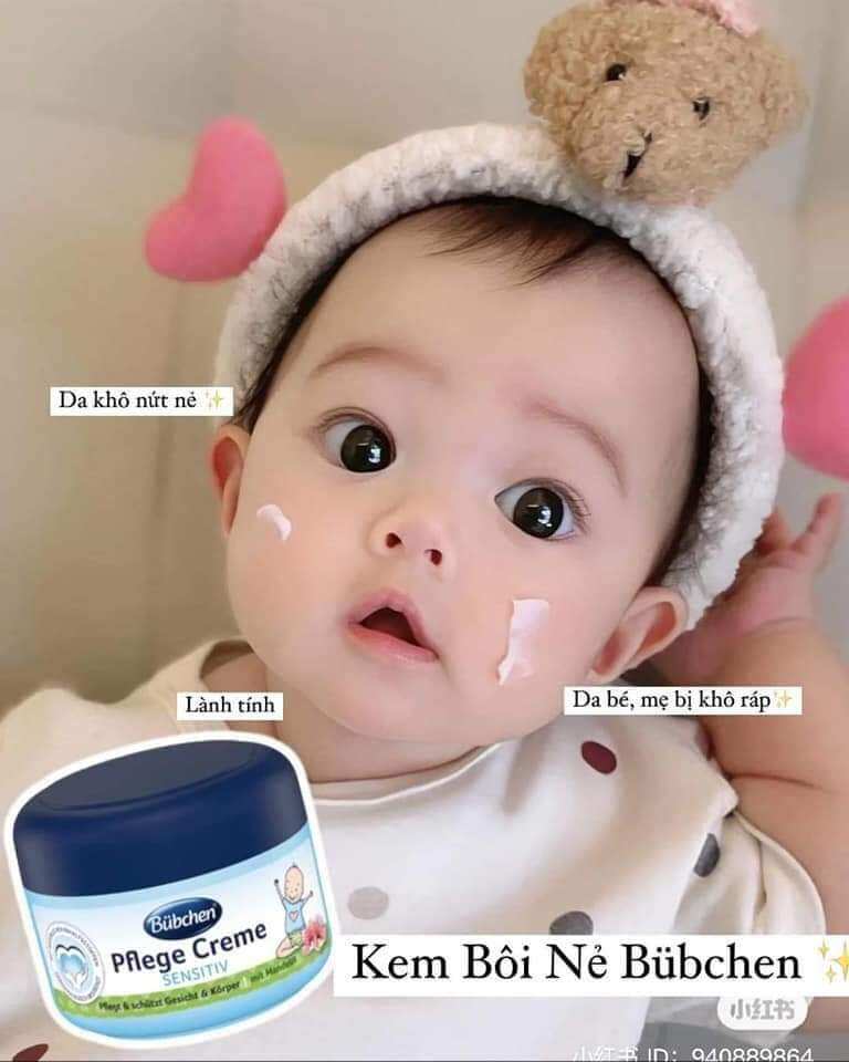 Kem dưỡng ẩm, chống nẻ BUBCHEN PFLEGE CREME cho bé từ ĐỨC