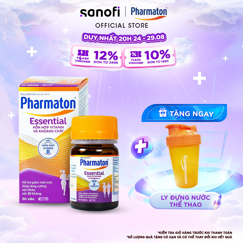 Thực Phẩm Bảo Vệ Sức Khỏe Pharmaton Essential 30 Viên/Lọ