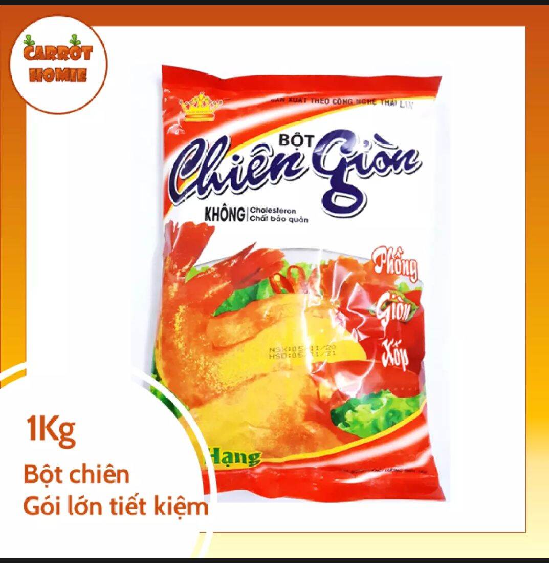 Bột chiên giòn 1 Kg siêu phồng giòn xốp, gói lớn tiết kiệm
