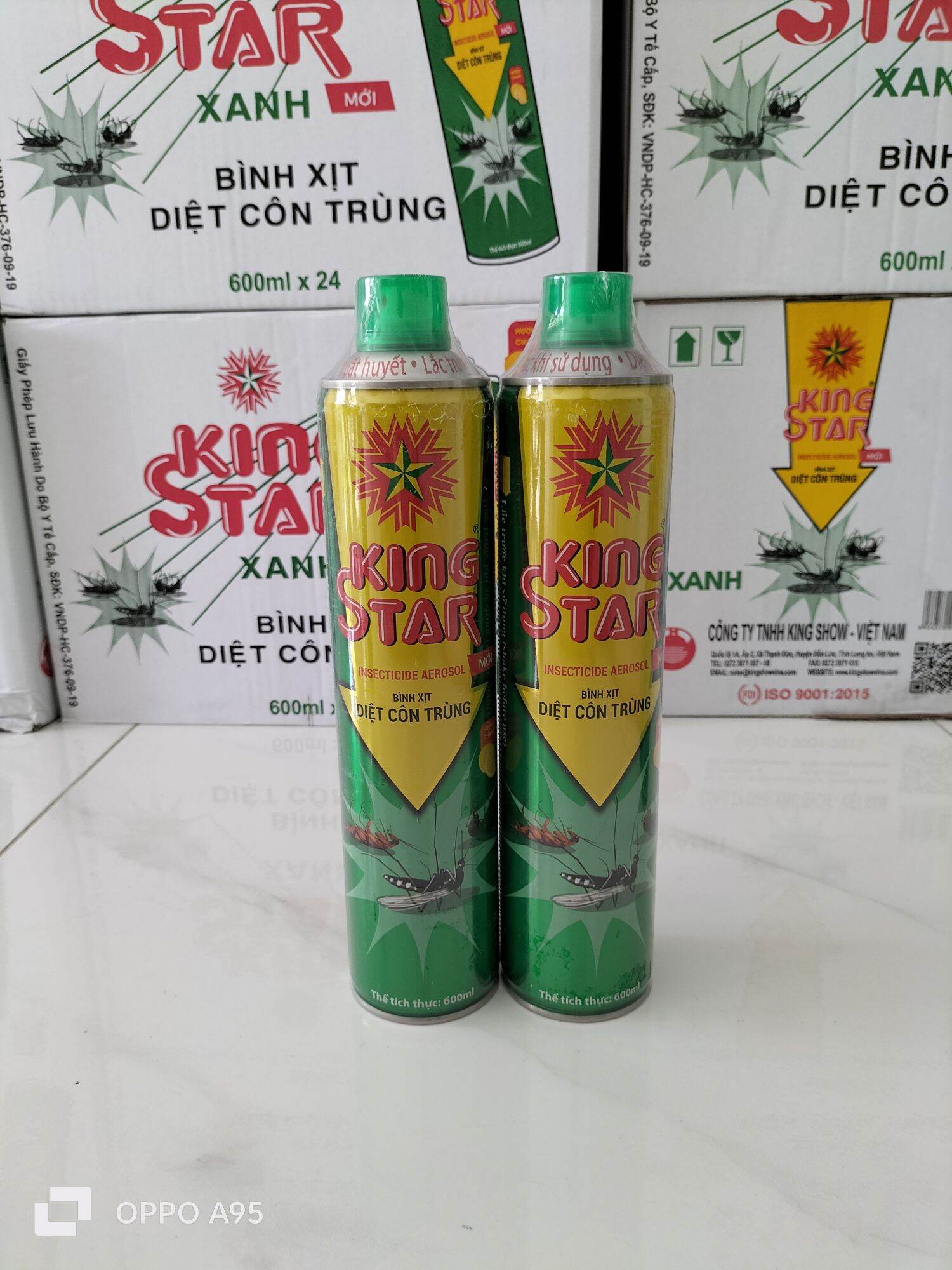 [XẢ KHO] Bình Xịt Diệt Côn Trùng Kingstar Xanh
