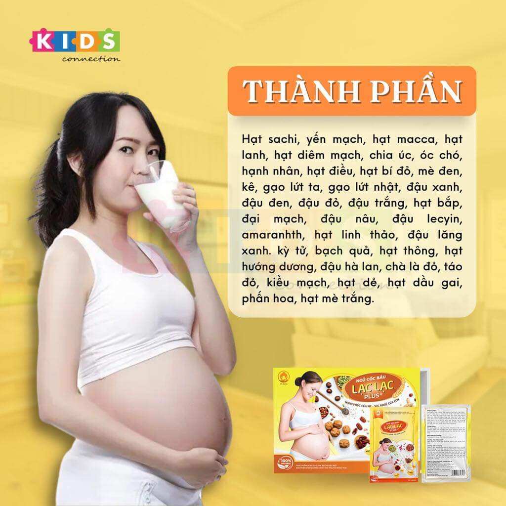 Ngũ cốc bầu Lạc Lạc Plus( 5 gói lẻ)