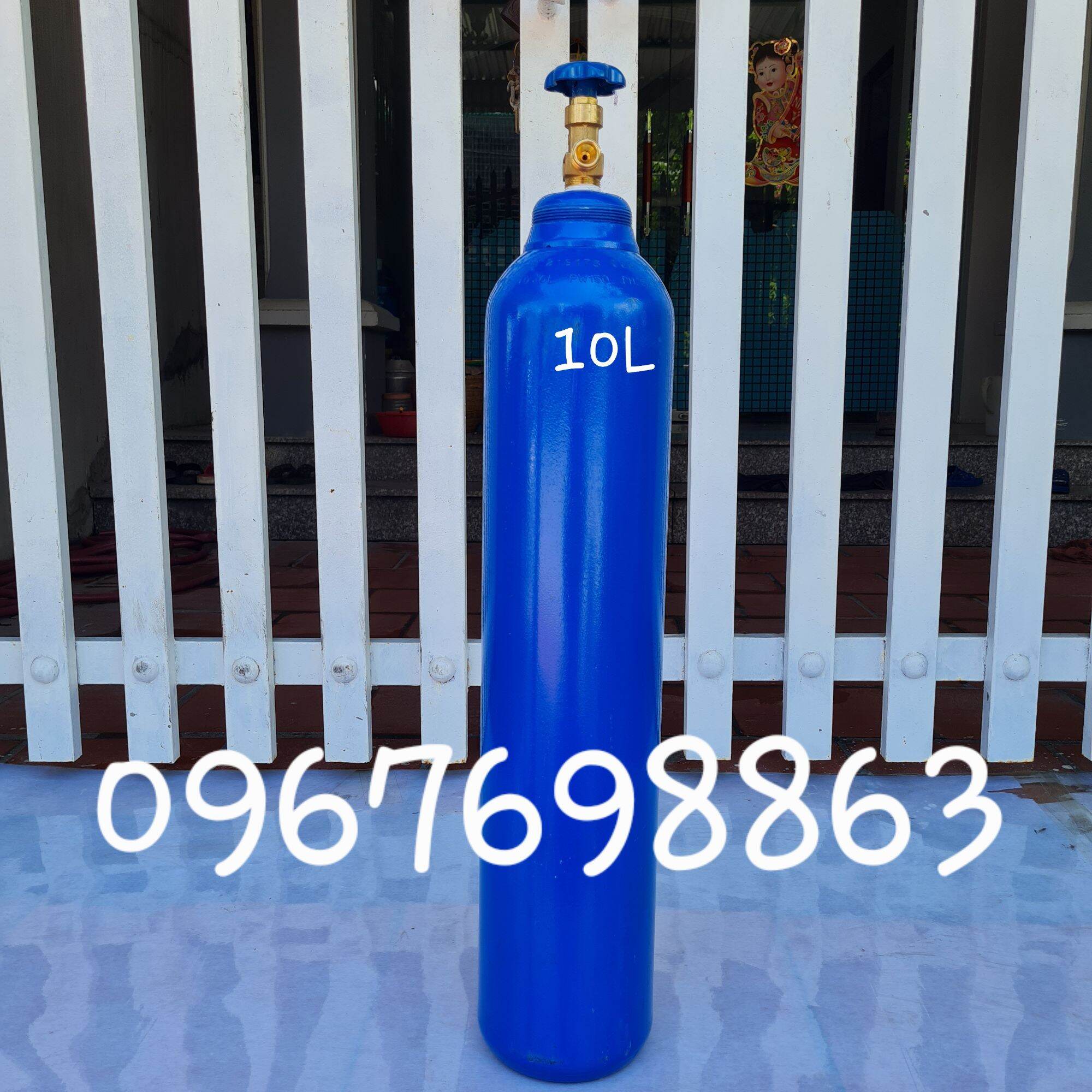 Bình Khí Nito 10Lít Đã Nạp Khí
